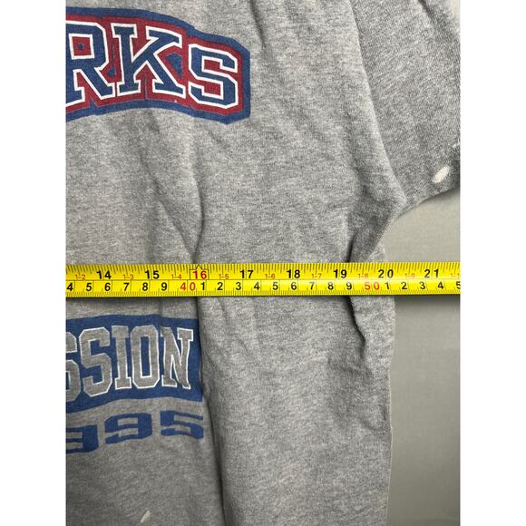 Vintage Jimmy Buffett Domino Buffet Property Of Athletic Dep Gray Shirt Medium - Picture 5 of 6